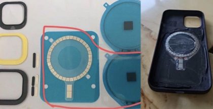 Uusiin iPhoneihin on jo aiemmin vuotaneiden kuvien perusteella odotettu pyöreää magneettikokoelmaa latauskelan ympärillä.