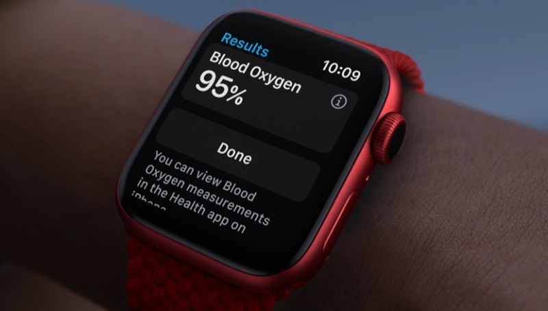 Veren happipitoisuuden mittaus oli Apple Watch Series 6:n keskeinen uudistus.