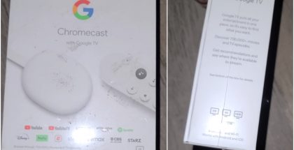 Uuden Google Chromecastin Google TV:llä myyntipakkaus paljastui jo.