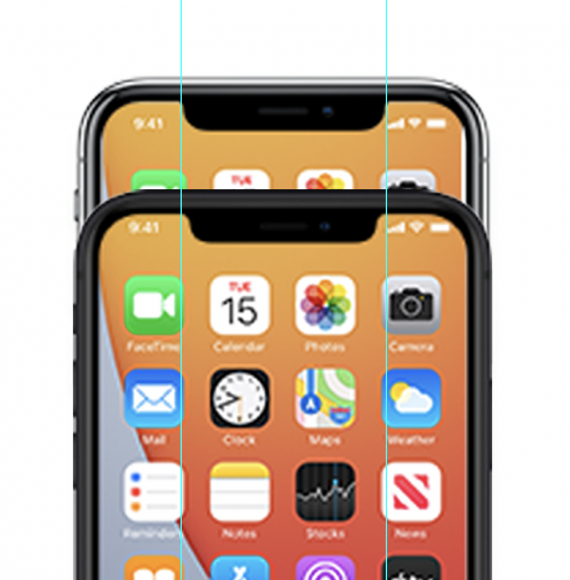 Todennäköisesti iPhone 12 mini sisältää suhteessa kapeamman loven.