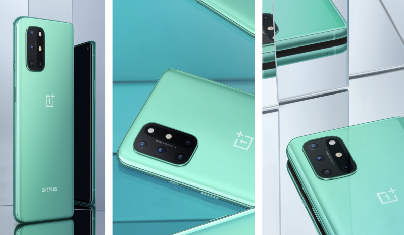 OnePlus 8T, Viilee vihree / Aquamarine Green.