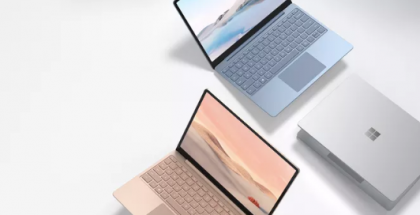 Microsoft Surface Laptop Gon värivaihtoehdot. Suomessa saatavilla platinaväri.