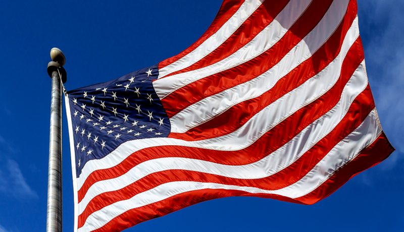Yhdysvallat lippu.