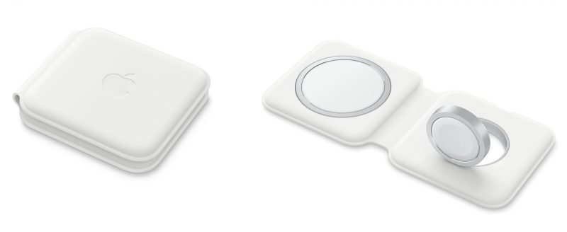 Applen MagSafe Duo -laturi sisältää MagSafe-laturin lisäksi latauspaikan Apple Watchille.