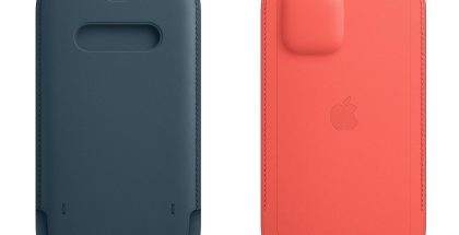 Nahkatasku on saatavilla neljässä eri värissä eri kokoisina versioina kaikille iPhone 12 -puhelimille.