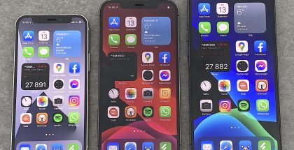 iPhone 12 mini, iPhone 12 Pro, iPhone 12 Pro Max.