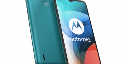 Motorola Moto E7, Aqua Blue.