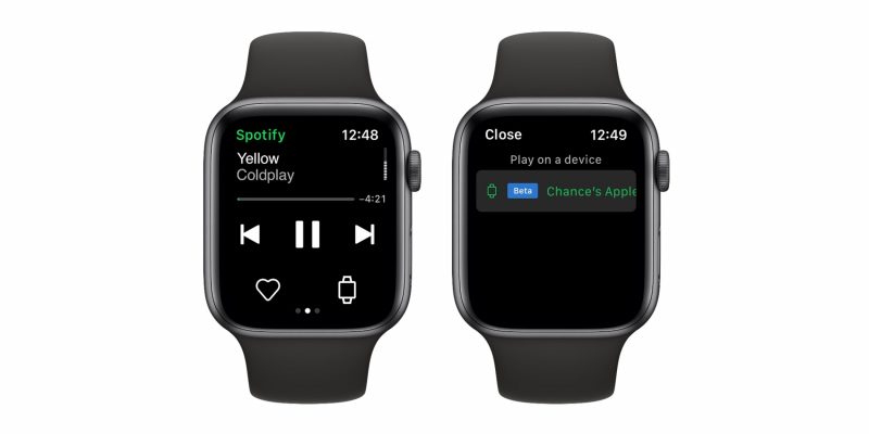 Spotify tukee jatkossa suoratoistoa suoraan Apple Watchissa.