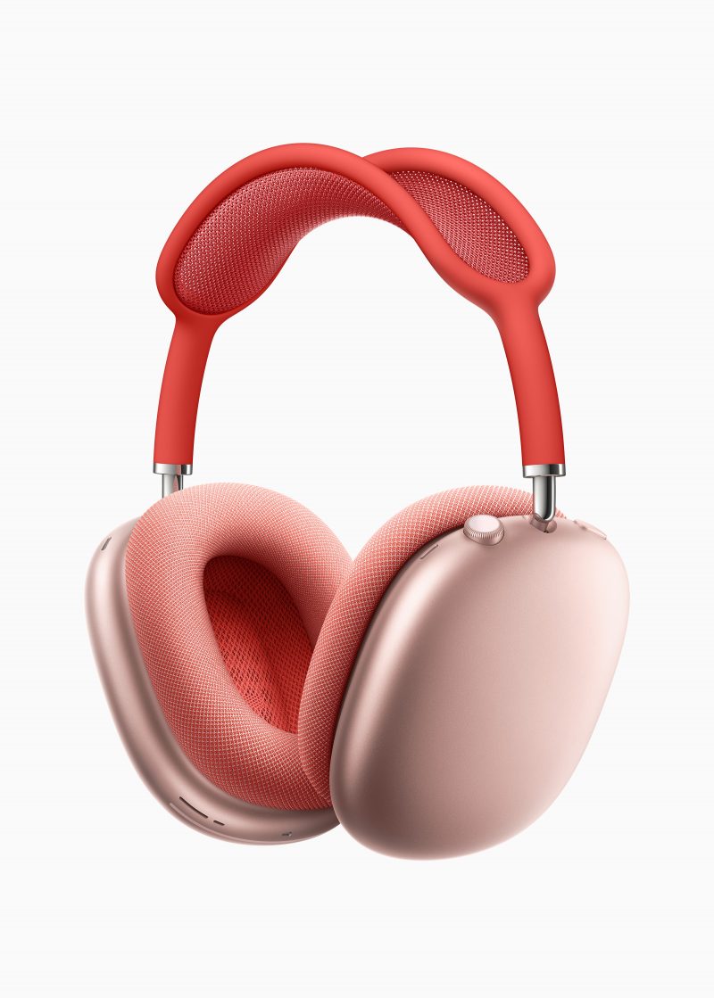 AirPods Max -kuulokkeet pinkkinä.