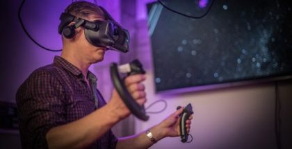 Virtuaalitodellisuus voi olla osa etäläsnäoloa. Kuva: Aalto Studios.