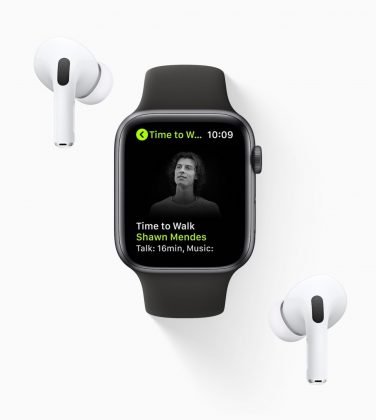 Apple Watch ja Apple Fitness+ saivat uuden Time to Walk -toiminnon.