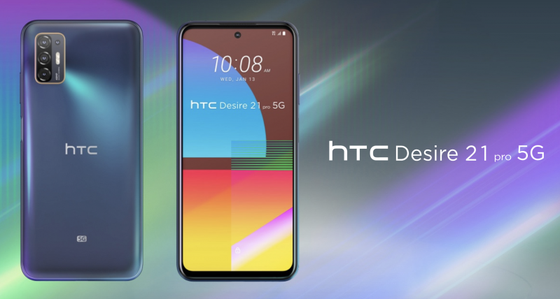 Desire 21 Pro 5G on HTC:n toinen 5G-älypuhelin.