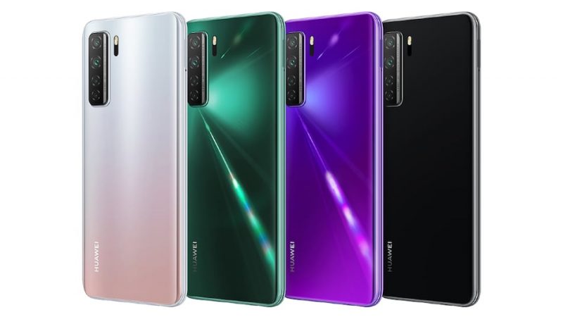 Huawei Nova 7 SE 5G LOHAS Editionin värivaihtoehdot.