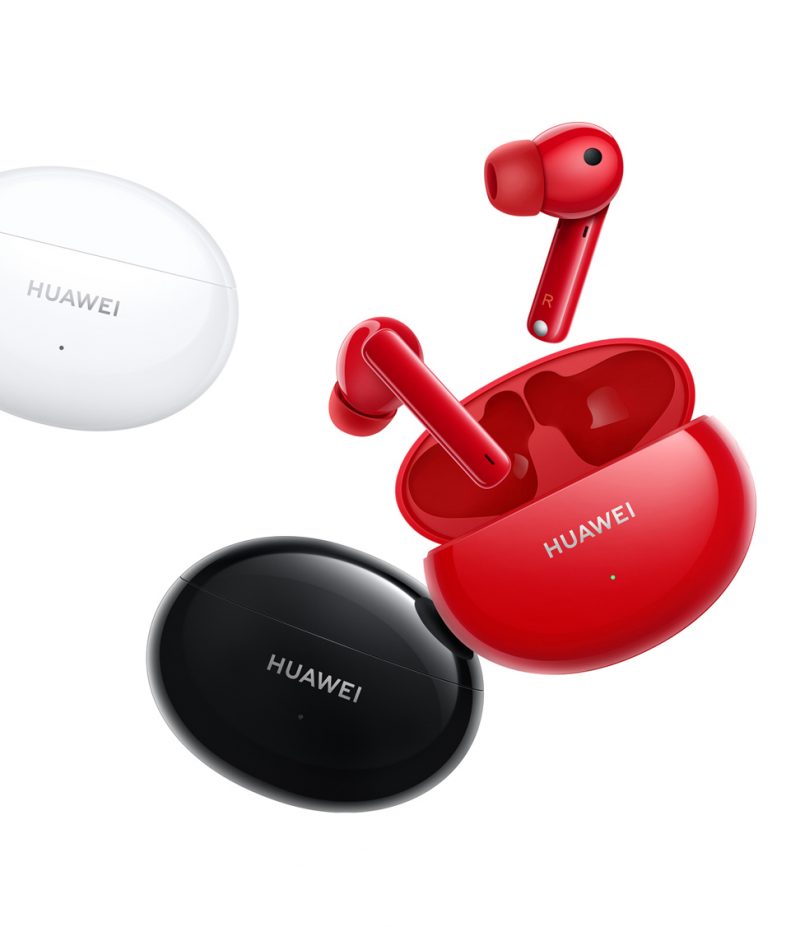 Huawei FreeBuds 4i -kuulokkeet on varustettu myös aktiivisella taustamelun vaimennuksella.