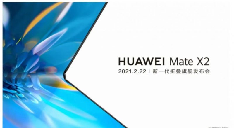 Huawei vahvisti Mate X2 -julkistuksen 22. helmikuuta.