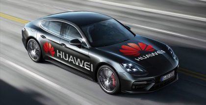 Huawei esitteli vuonna 2017, kuinka Mate 10 Pro -älypuhelin ohjasi Porschea.