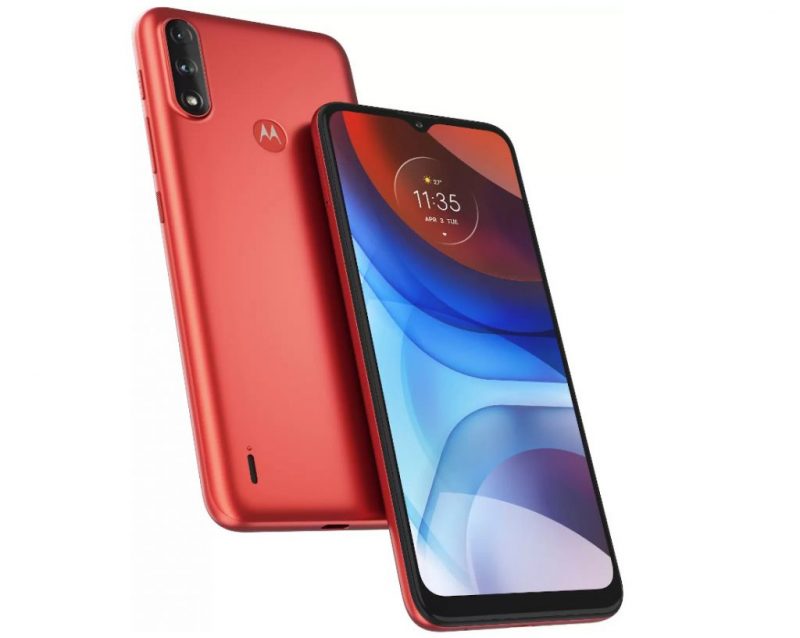 Motorola Moto E7 Power, Coral Red.