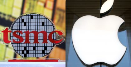 TSMC + Apple logot.