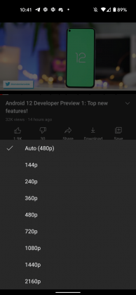 YouTube-videoita voi nyt katsella 4K:na Android-sovelluksella myös vähemmän tarkoilla näytöillä.