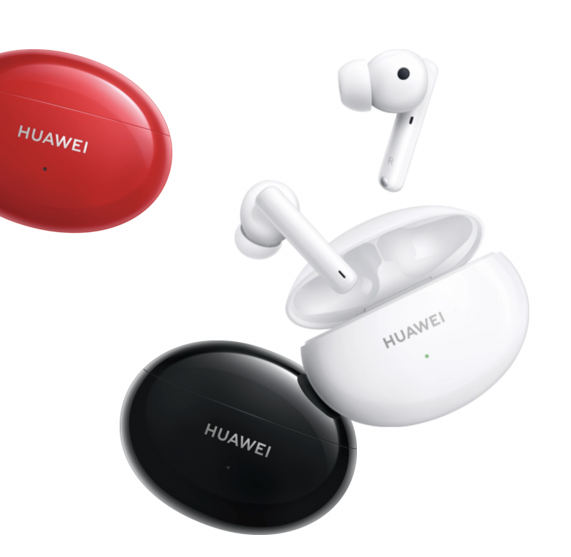 Huawei FreeBuds 4i -kuulokkeet on varustettu myös aktiivisella taustamelun vaimennuksella.