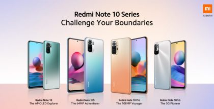 Redmi Note 10 -sarjan puhelimet globaaleille markkinoille.