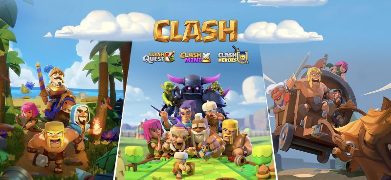 Kolme uutta kehitteillä olevaa Supercellin peliä ovat Clash Quest, Clash Mini ja Clash Heroes.
