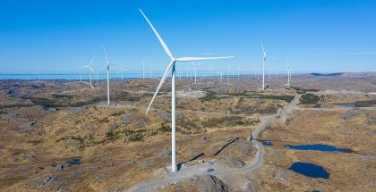 Facebookille sähköä tuottava tuulivoimapuisto Norjassa.