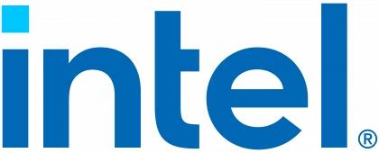 Intel logo.