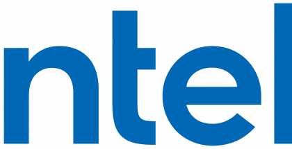 Intel logo.