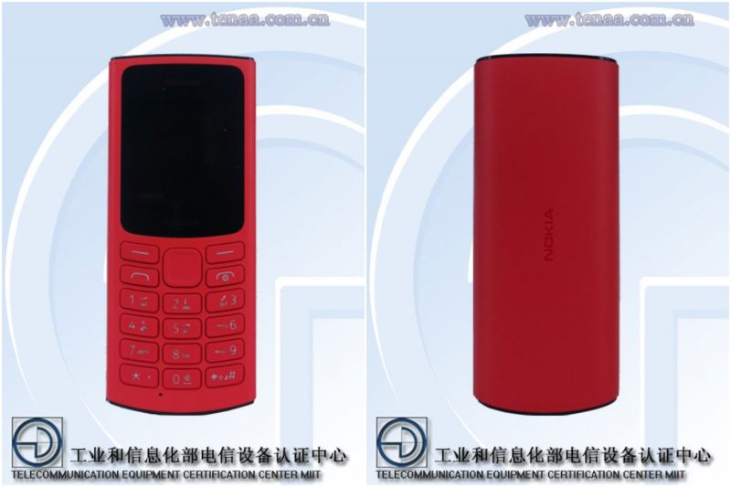 Uusi Nokia-peruspuhelin mallikoodilla TA-1389 TENAA-kuvissa.