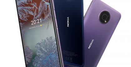 Nokia G10 kahtena värivaihtoehtonaan.