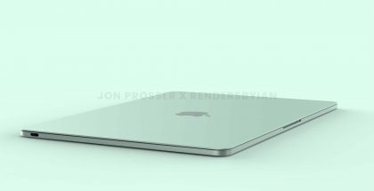 Uusi MacBook Air on mahdollisesti saamassa suorat kyljet ja ylä- ja alapinnan. Kuva: Jon Prosser / RendersByIan.