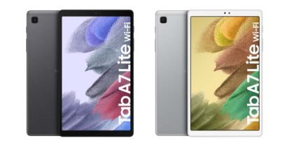 Galaxy Tab A7 Liten kaksi värivaihtoehtoa. Kuva: WinFuture.de.