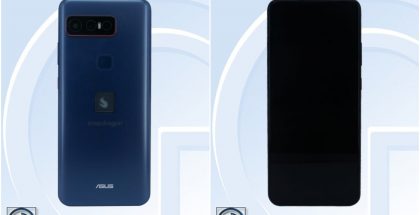 Qualcommin Snapdragon-brändiä kantava Asus-älypuhelin mallikoodilla I007D kiinalaisviranomaisen TENAAn kuvissa.