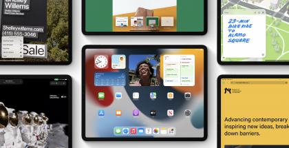 Vuonna 2021 julkaistu iPadOS 15 toi widgetit kotinäkymään, pienempiä uudistuksia moniajoon ja QuickNote-muistiinpanot.