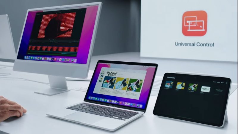 Universal Control mahdollistaa Macien ja iPadien joustavan yhteiskäytön.