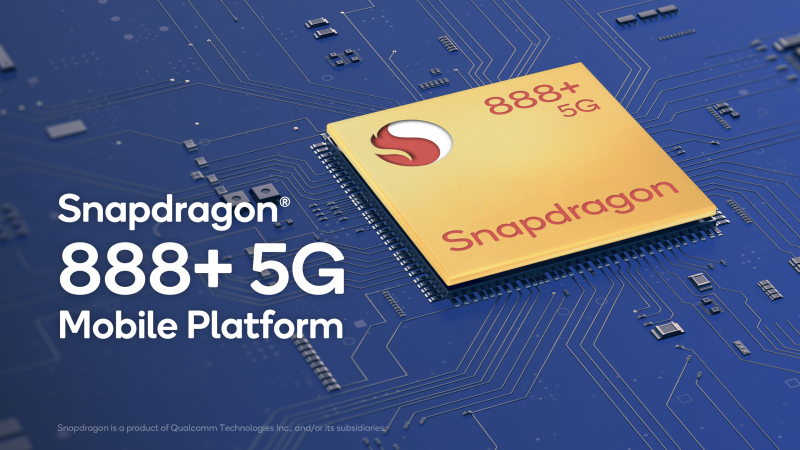 Snapdragon 888+ on Qualcommin tehokkaammaksi viritetty huippuluokan järjestelmäpiiri.