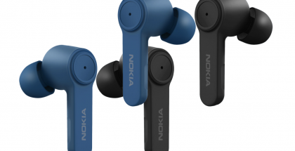 Nokia Noise Cancelling Earbuds -kuulokkeiden värivaihtoehdot ovat sininen Polar Sea ja musta Charcoal.