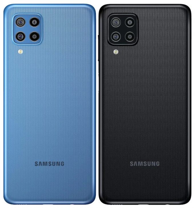 Samsung Galaxy F22:n värivaihtoehdot.