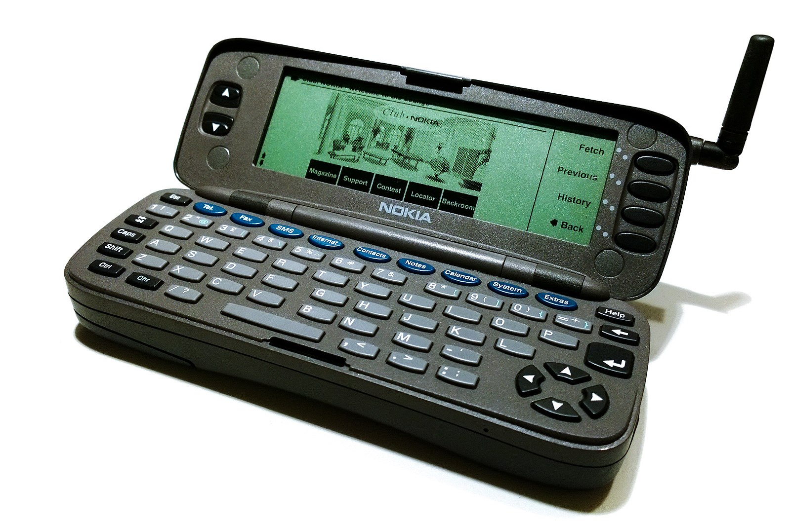 Nokia 9000 Communicator avattuna. Kuva: textlad / Flickr.