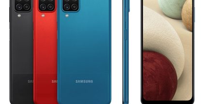 Samsung Galaxy A12 Nachon värivaihtoehdot.