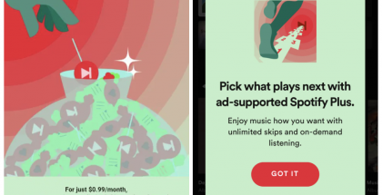 Spotify testaa Plus-tilausmuotoa. Kuvat: The Verge.