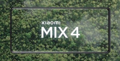 Mi Mix 4 etupuolelta. Xiaomin itse julkaisema ennakkokuva.