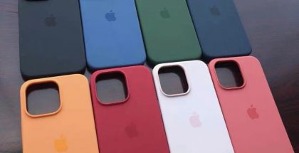 Applen virallisten kuorten näköisiä iPhone 13 -puhelinten silikonisuojakuoria.