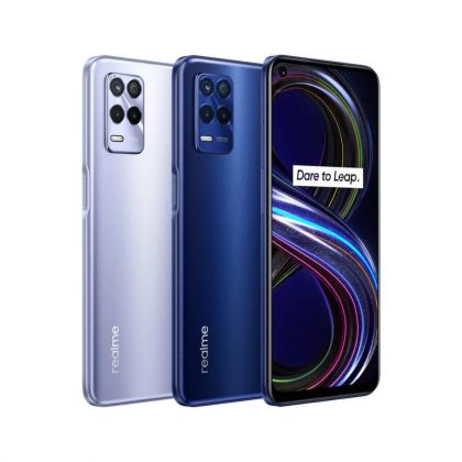 Realme 9 -puhelinten julkaisu viivästyy. Kuvassa Realme 8s 5G.