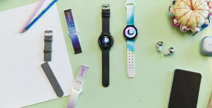 Samsungin Galaxy Watch4 -rannekkeita yhteistyössä muotisuunnittelija Sami Mirón kanssa.