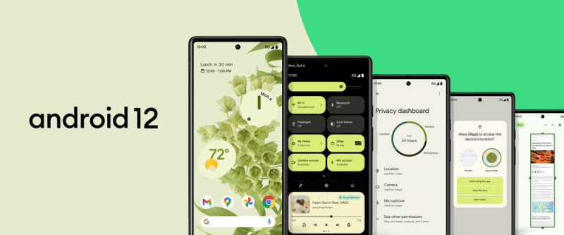 Google julkaisi Android 12:n jo lokakuussa 2021.