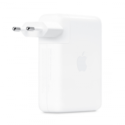 Applen 140 watin USB-C-virtalähde.
