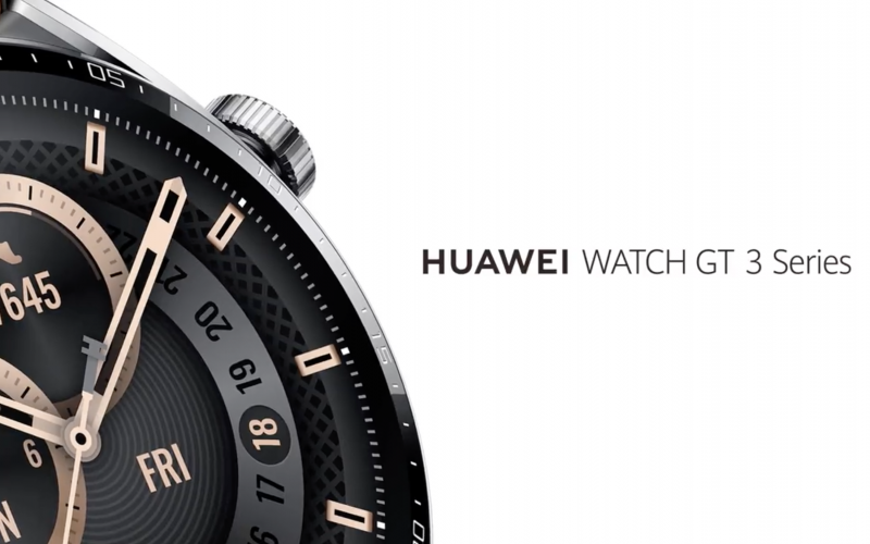 Kuvankaappaus Huawei Watch GT 3 Series -älykellosta Huawein julkaisemalta ennakkovideolta.