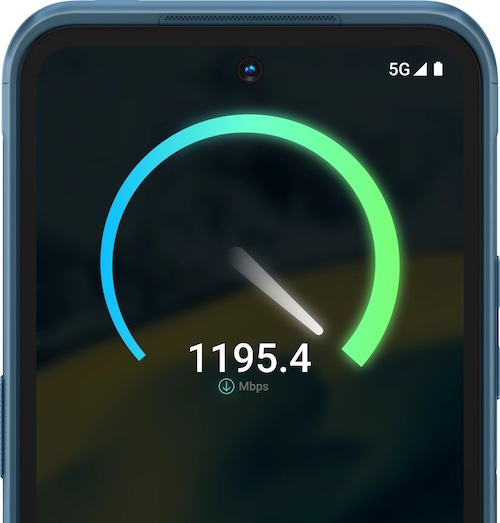 Nokia XR20 tukee nopeita 5G-verkkoyhteyksiä.
